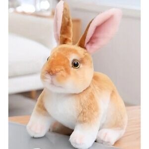 Brown Plush Bunny Rabbit Stuffed Animal Toy Soft Gift New